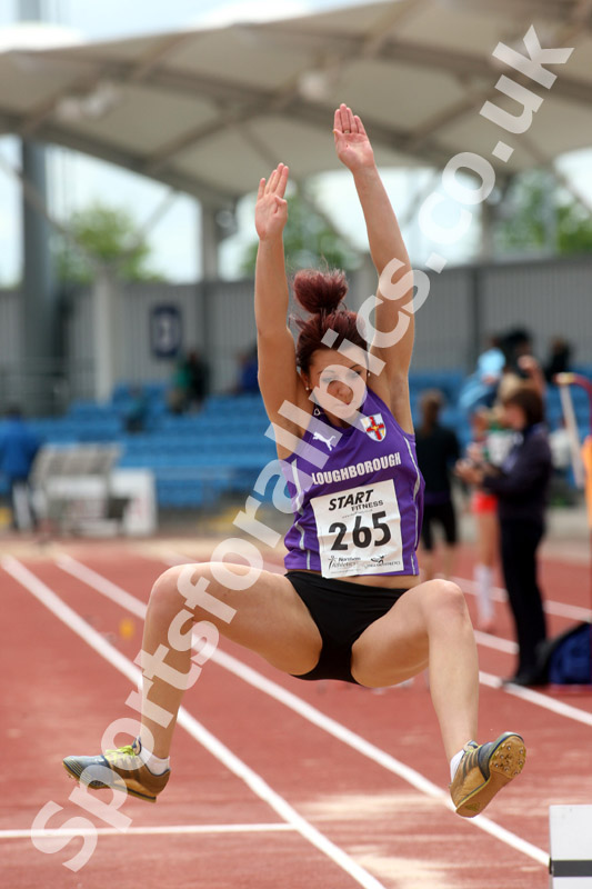 Jessica Houlton (Grimsby Harriers) senior ladies long jump, Northern Championships, Sport City, Manchester